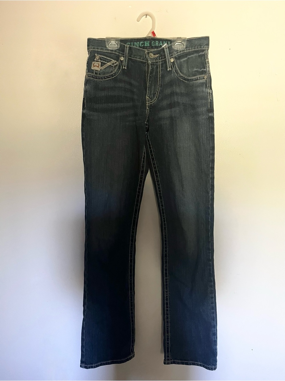 Men’s Cinch Grant Dark Blue Bootcut Jeans